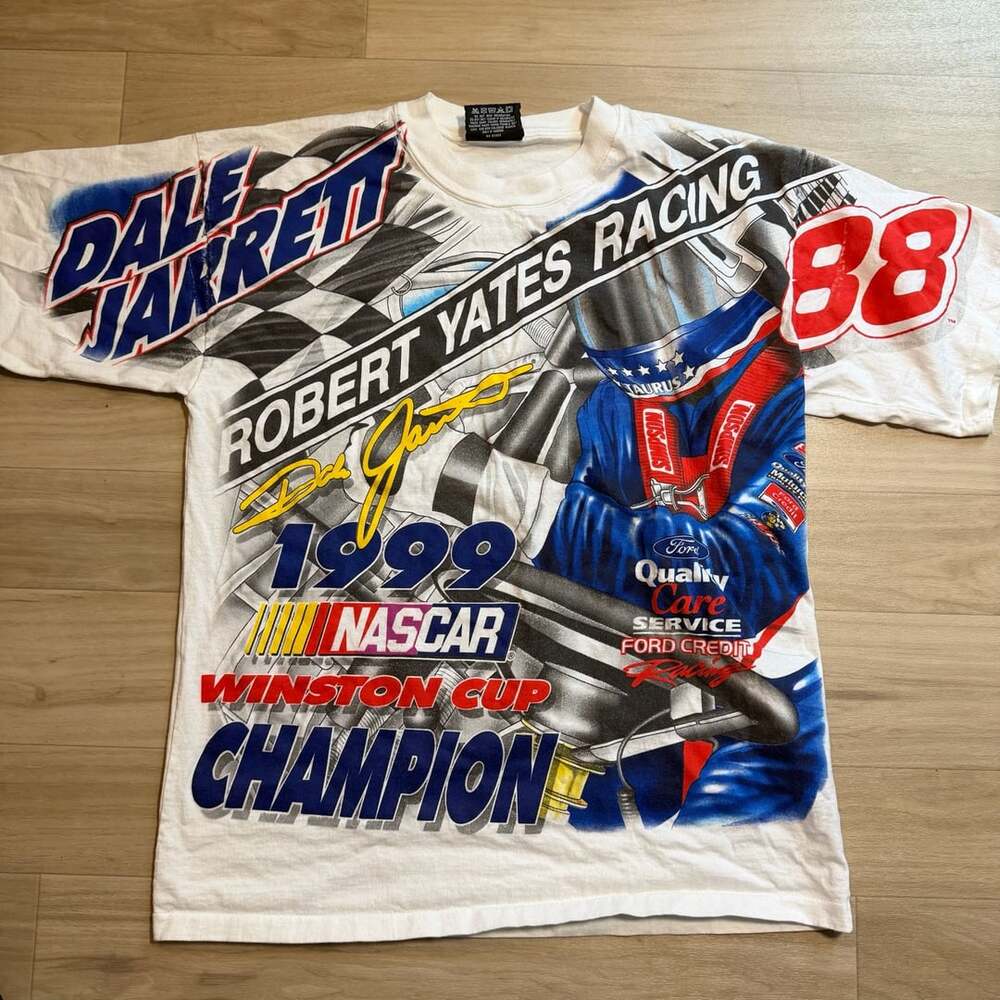 Chase Authentics Dale Jarrett 1999 Winston Cup Champion T-Shirt Size M